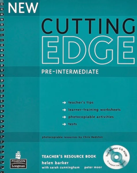 Обложка книги New Cutting Edge: Pre-Intermediate: Teacher's Resource Book (+ CD-ROM), Helen Barker, Sarah Cunningham, Peter Moor