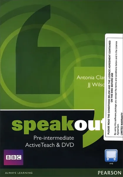 Обложка книги Speakout: Pre-Intermediate: Active Teach, Antonia Clare, JJ Wilson