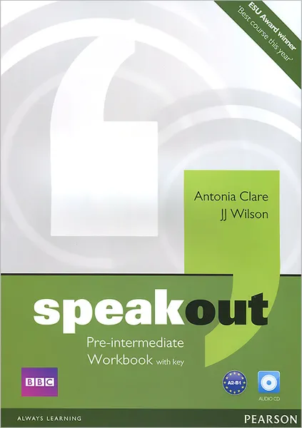 Обложка книги Speakout: Pre-Intermediate: Workbook with Key (+ CD-ROM), Antonia Clare, JJ Wilson