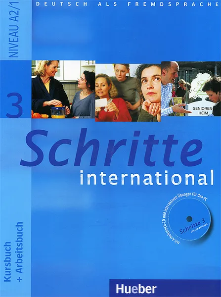 Обложка книги Schritte international 3: Kursbuch: Arbeitsbuch (+ CD-ROM), Silke Hilpert, Daniela Niebisch, Sylvette Penning-Hiemstra, Franz Specht, Monika Reimann