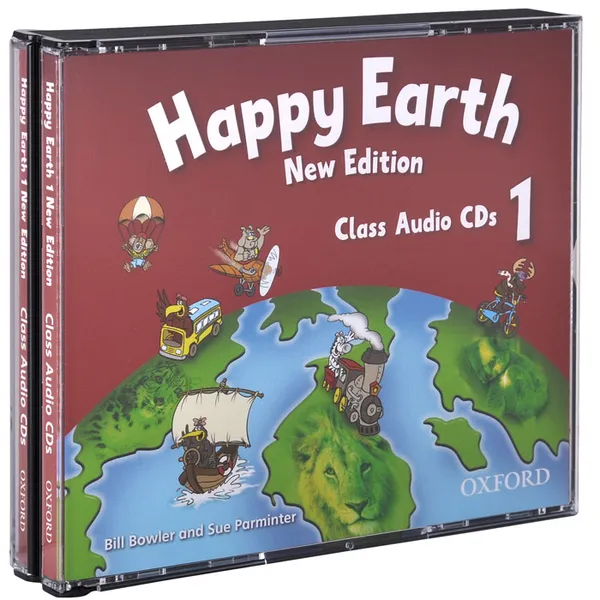 Обложка книги Happy Earth 1: New Edition: Class Audio (аудиокурс на 3CD), Bill Bowler and Sue Parminter