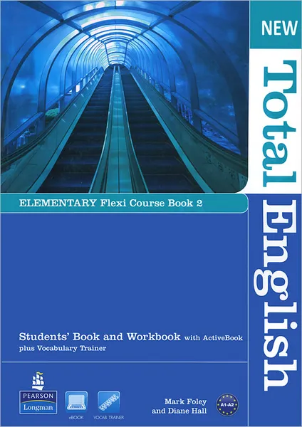 Обложка книги New Total English: Elementary Course Book 2 (+ CD-ROM), Hall Diane