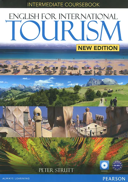 Обложка книги English for International Tourism: Intermediate: Coursebook (+ DVD-ROM), Peter Strutt