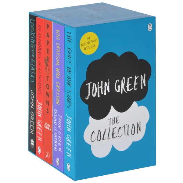 Обложка книги John Green – The Collection: The Fault in Our Stars, Looking for Alaska, Paper Towns, An Abundanc (комплект из 5 книг), John Green