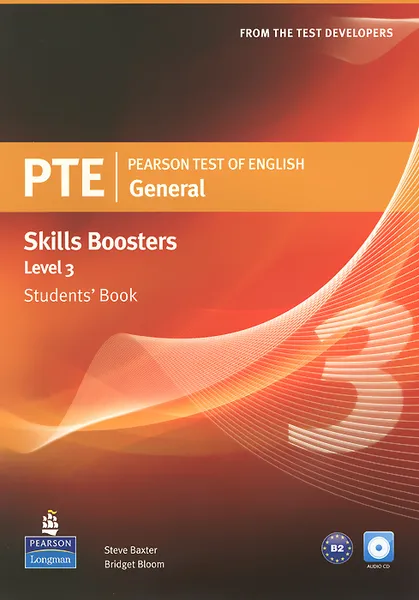 Обложка книги PTE General Skills Booster: Level 3: Student's Book (+ 2CD-ROM), Steve Baxter, Bridget Bloom