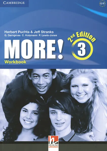 Обложка книги More! Level 3: Workbook, Herbert Puchta, Jeff Stranks, Gunter Gerngross, Christian Holzmann, Peter Lewis-Jones