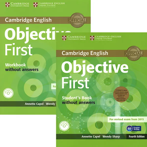 Обложка книги Objective First Student's Pack (комплект из 2 книг + CD, CD-ROM), Шарп Венди, Кейпл Аннет
