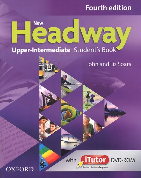 Обложка книги New Headway: Upper-intermediate: Student's Book (+ DVD-ROM), Сорз Джон, Сорз Лиз