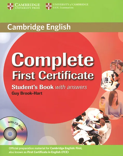 Обложка книги Complete First Certificate: Student's Book without Answers (+ CD-ROM), Guy Brook-Hart