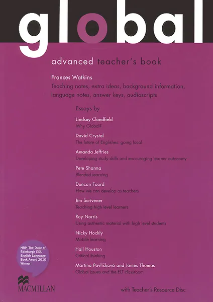 Обложка книги Global Advanced: Teacher's Book (+ CD-ROM), Frances Watkins