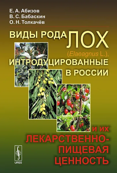 Обложка книги Виды рода лох (Elaeagnus L.), интродуцированные в России, и их лекарственно-пищевая ценность, Е. А. Абизов, В. С. Бабаскин, О. Н. Толкачев