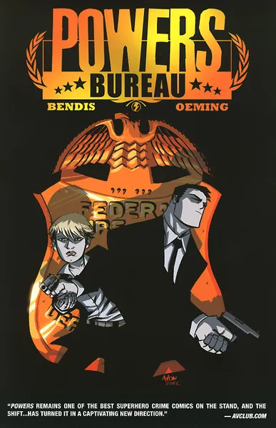 Обложка книги Powers: Bureau: Volume 1: Undercover, Оминг Майкл Эвон, Бендис Брайан Майкл
