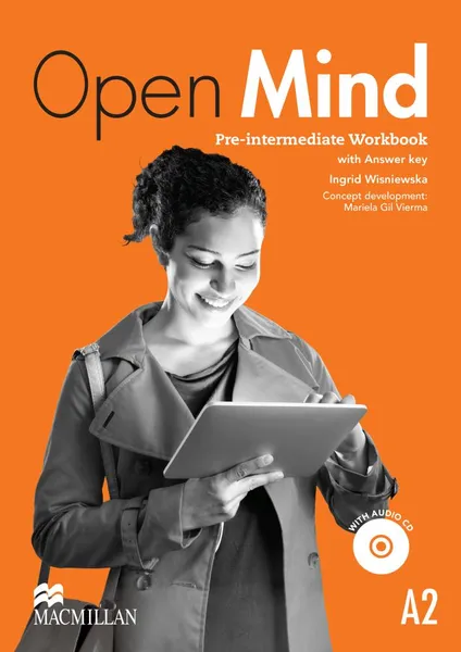 Обложка книги Open Mind: Pre-Intermediate: Workbook with Key (+ CD), Ingrid Wisniewska