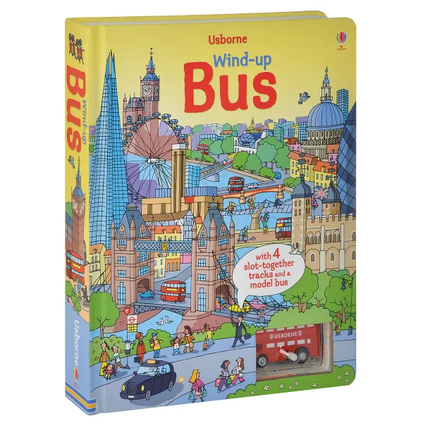 Обложка книги Wind-up Bus. Книжка-игрушка, Fiona Watt