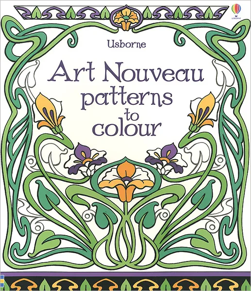 Обложка книги Art Nouveau Patterns to Colour, Emily Bone