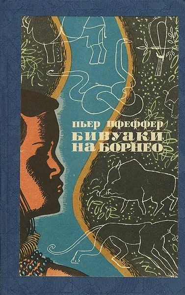 Обложка книги Бивуаки на Борнео, Пфеффер Пьер