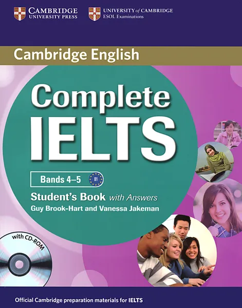 Обложка книги Complete IELTS: Bands 4-5: Student's Book with Answers (+ CD-ROM), Guy Brook-Hart, Vanessa Jakeman