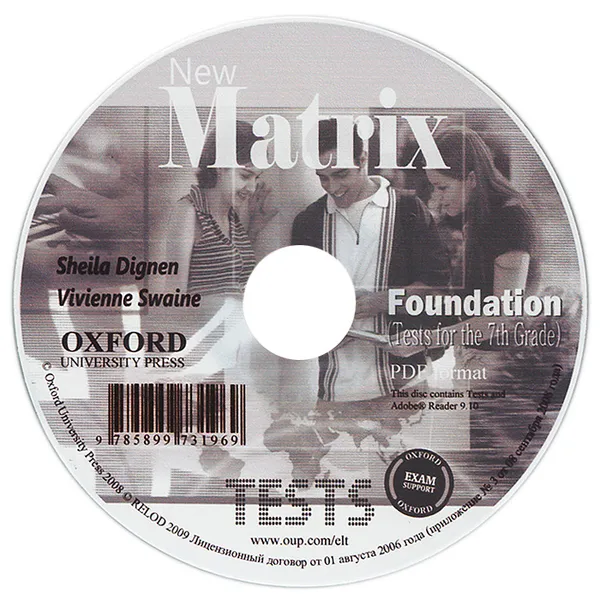 Обложка книги New Matrix: Foundation Tests (курс в формате PDF), Sheila Dignen, Vivienne Swaine