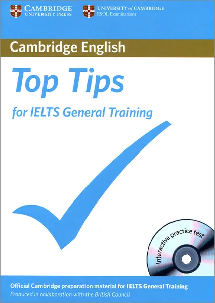 Обложка книги Top Tips for IELTS General Training (+ CD-ROM), 