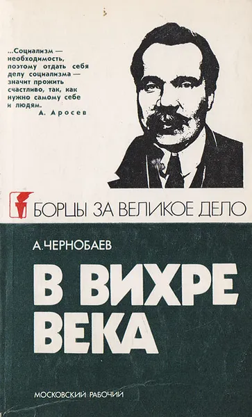 Обложка книги В вихре века, Чернобаев А.А.