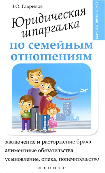 Обложка книги Юридическая шпаргалка по семейным отношениям, В. О. Гаврилов