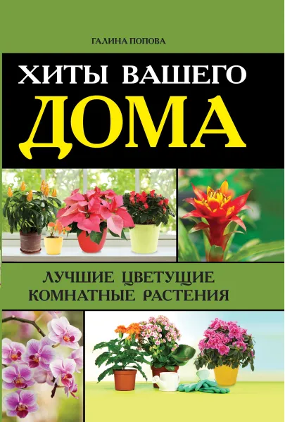 Обложка книги Хиты вашего дома. Лучшие цветущие комнатные растения, Попова Г.Р.