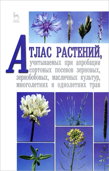 Обложка книги Атлас растений, учитываемых при апробации сортовых посевов зерновых, зернобобовых, масличных культур, многолетних и однолетних трав. Учебное пособие, Валентина Рубец,Владимир Пыльнев,Анатолий Березкин,Ольга Буко,Хоссин Дждиед,Екатерина Комарова