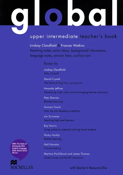 Обложка книги Global: Upper-Intermediate: Teacher‘s Book (+ CD-ROM), Lindsay Clandfield, Frances Watkins