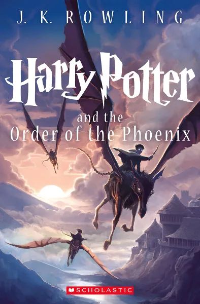 Обложка книги Harry Potter and the Order of the Phoenix, J. K. Rowling