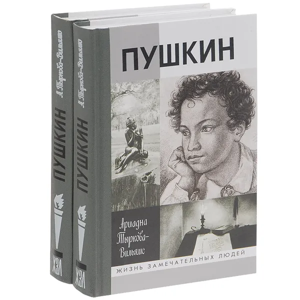 Обложка книги Жизнь Пушкина (комплект из 2 книг), Тыркова-Вильямс Ариадна Владимировна, Пушкин Александр Сергеевич