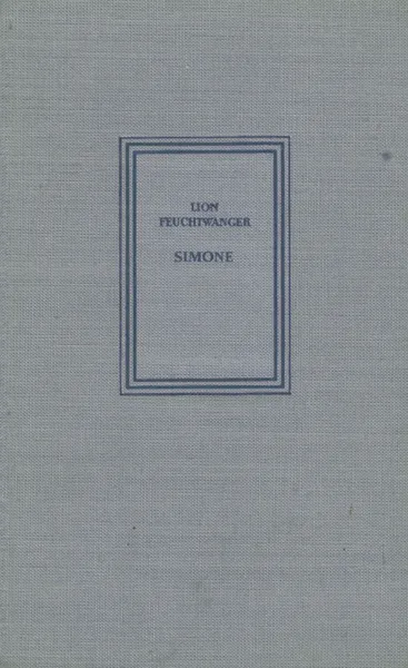 Обложка книги Simone, Lion Feuchtwanger