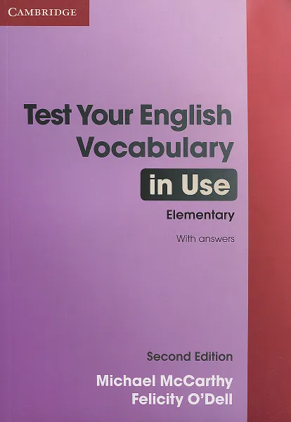 Обложка книги Test Your English Vocabulary in Use: Elementary, Маккарти Майкл, О'Делл Фелисити