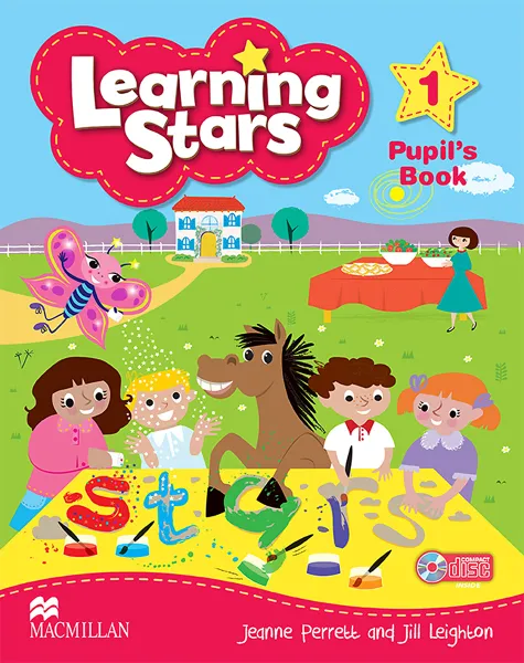 Обложка книги Learning Stars: Pupil's Book: Level 1 (+ CD-ROM), Jeanne Perrett, Jill Leighton