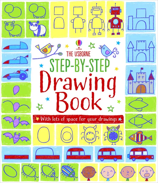 Обложка книги The Usborne Step-by-Step Drawing Book, Уотт Фиона