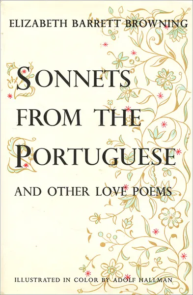 Обложка книги Sonnets from the Portuguese and Other Love Poems, Elizabeth Barrett Browning