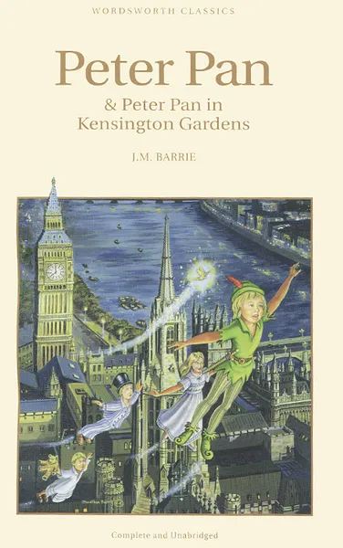 Обложка книги Peter Pan and Peter Pan in Kensington Gardens, J. M. Barrie