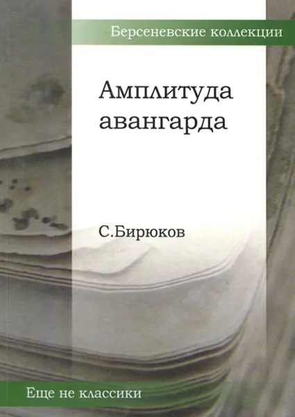 Обложка книги Амплитуда авангарда, С. Бирюков