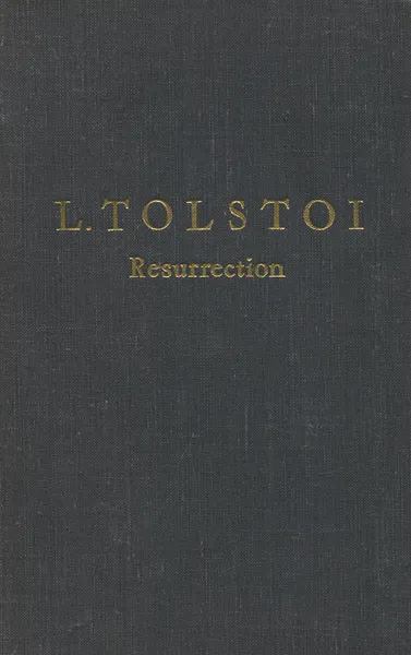 Обложка книги Resurrection, Толстой Л.