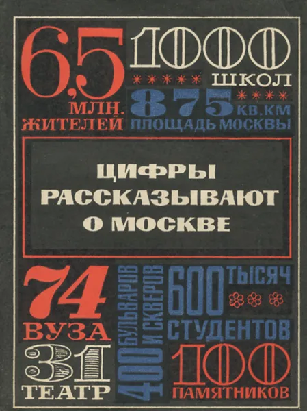 Обложка книги Цифры рассказывают о Москве, О. Михайлов