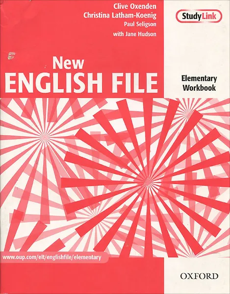 Обложка книги New English File: Elementary: Workbook, Clive Oxenden, Christina Latham-Koenig, Paul Seligson, Jane Hudson