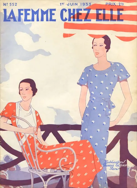 Обложка книги La Femme chez Elle, №552, juin, 1933, 