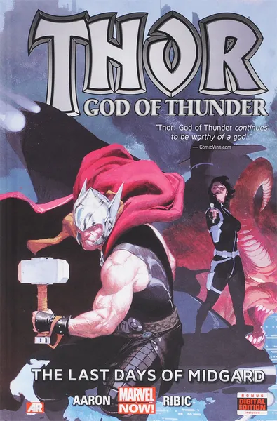 Обложка книги Thor: God of Thunder: Volume 4: The Last Days of Midgard, Аарон Джейсон