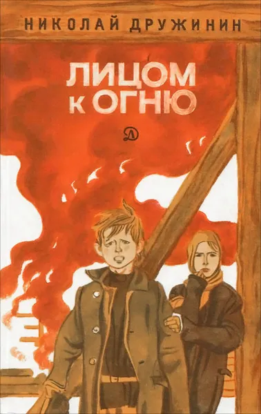 Обложка книги Лицом к огню, Николай Дружинин