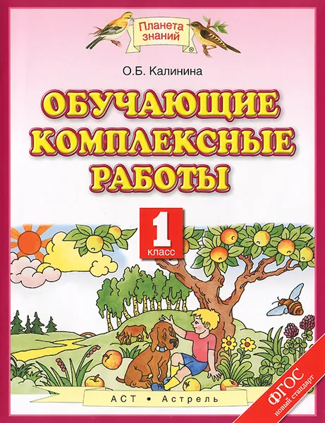 Обложка книги Обучающие комплексные работы. 1 класс, Калинина О.Б.