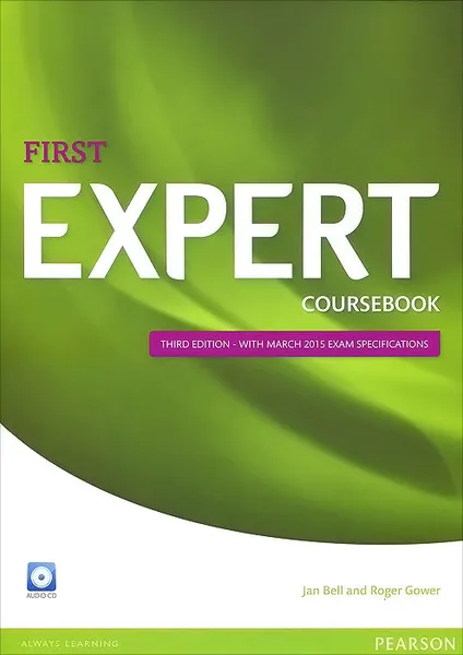 Обложка книги First Expert: Coursebook (+ 2 CD), Jan Bell, Roger Gower