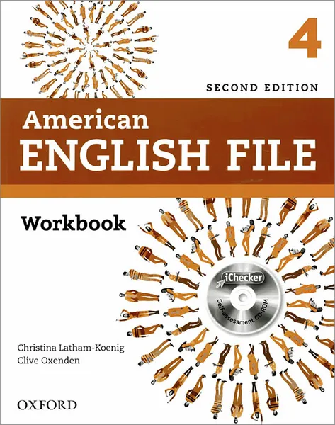 Обложка книги American English File: Workbook 4: Level В2 (+ CD-ROM), Christina Latham-Koenig, Clive Oxenden, Jane Hudson