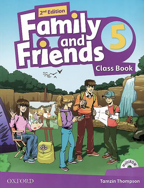 Обложка книги Family and Friends: Level 5: Class Book (+ CD-ROM), Tamzin Thompson