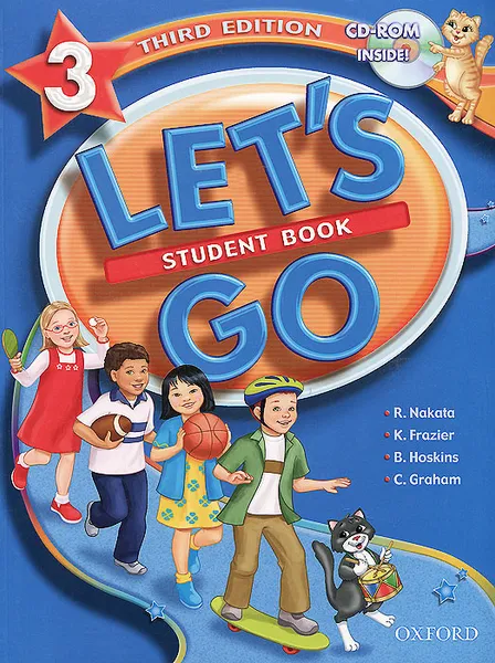 Обложка книги Let's Go 3: Student Book (+ CD-ROM), R. Nakata, K. Frazier, B. Hoskins, C. Graham