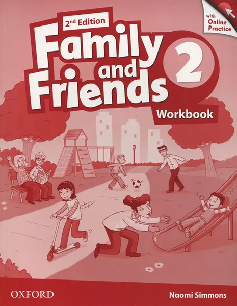 Обложка книги Family and Friends: Level 2: Workbook with Online Practice, Симмонс Наоми