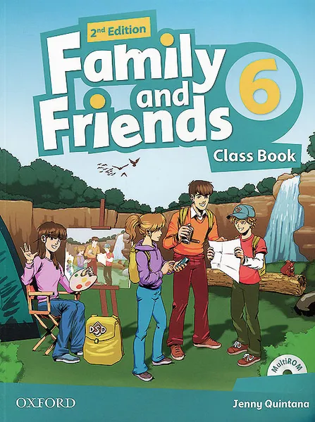 Обложка книги Family and Friends: Level 6: Class Book (+ CD-ROM), Jenny Quintana